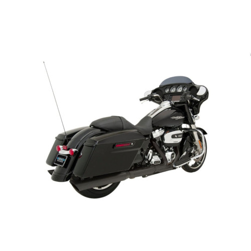 PartzBiz HD: 3450208-Drag 4‚” ท่อไอเสีย Slip-On สีดำ Slash Cut 17+ Harley Touring Bagger PartzBiz HD: 3450208-Drag 4‚” ท่อไอเสีย Slip-On สีดำ Slash Cut 17+ Harley Touring Bagger