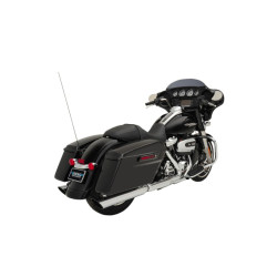 PartzBiz HD 1801-1189 - Drag 4‚” Slash Down Chrome Slip-Onท่อไอเสีย 17-20 Harley Touring M8 PartzBiz HD 1801-1189 - Drag 4‚” Slash Down Chrome Slip-Onท่อไอเสีย 17-20 Harley Touring M8