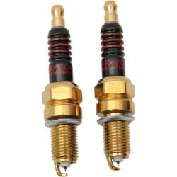 PartzBiz HD 2103-0231 - Drag Specialties หัวเทียนคู่ Harley Touring Softail Dyna Sportster Twin Cam