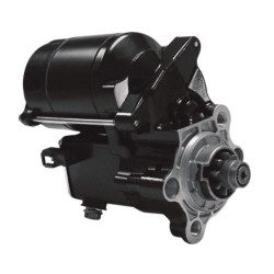 PartzBiz HD 80-1009 - Drag Specialties สีดำ 1.4KW Starter อัพเกรด Harley 1981-2020 Sportster XL Nightster 48