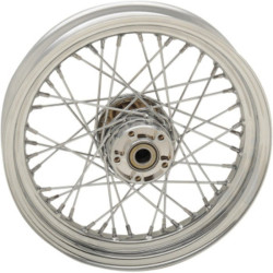 PartzBiz HD 0204-0524 - Drag Chrome 16” x 3” 40 Spoke Rear Wheel Rim Harley Sportster XL 883 1200 08+ PartzBiz HD 0204-0524 - Drag Chrome 16” x 3” 40 Spoke Rear Wheel Rim Harley Sportster XL 883 1200 08+
