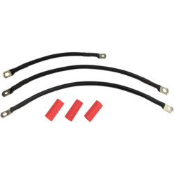 PartzBiz HD 2113-0735 - Drag Specialties ชุดสายไฟแบตเตอรี่ OEM 70295-10 70296-04A Harley 10-13 Sportster