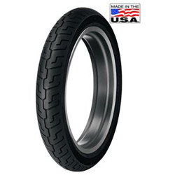 PartzBiz HD 45605989 - Dunlop D404 80/90-21 48H Bias Front Tire Blackwall Street Cruiser Motorcycle TL