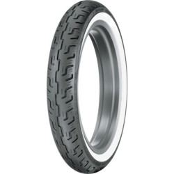PartzBiz HD 45064215 - Dunlop D401 Cruiser Tubeless Whitewall WW Front Tire Harley Softail XL 100/90-19 PartzBiz HD 45064215 - Dunlop D401 Cruiser Tubeless Whitewall WW Front Tire Harley Softail XL 100/90-19