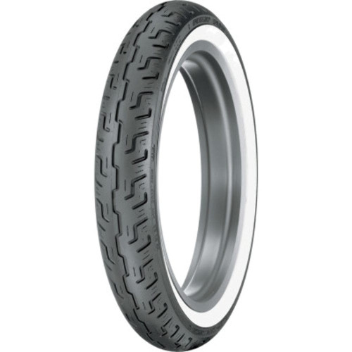 PartzBiz HD: 3468195-Dunlop D401 Cruiser Tubeless Whitewall WW Front Tire Harley Softail XL 100/90-19 PartzBiz HD: 3468195-Dunlop D401 Cruiser Tubeless Whitewall WW Front Tire Harley Softail XL 100/90-19