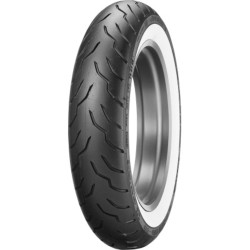 PartzBiz HD 45131520 - Dunlop American Elite 130/90-16 67H Whitewall Front Tire Harley Touring