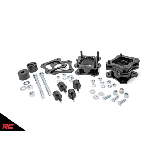 PartzBiz HD: 4425269-2007-Up Toyota Tundra 4WD 2.5-3" Rough Country Front Leveling Lift Kit RC 870 platinum limited sr sr5 best new performance upgrade suspension strut spring shock spacer front 4x4 