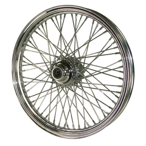 PartzBiz HD: 4425275-21x2.15" 60 Spoke Wheel Front Billet Hub Harley Softail FXST FXSTC 00-06