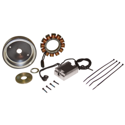 PartzBiz HD MW53-606 - 32 Amp Charging System Chrome 1970-1999 Harley Evo Shovelhead Big Twin 29985-87 evolution sportster softail PartzBiz HD MW53-606 - 32 Amp Charging System Chrome 1970-1999 Harley Evo Shovelhead Big Twin 29985-87 evolution sportster softail