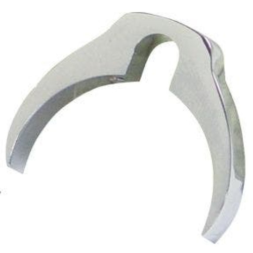 PartzBiz HD: 4425249-41Mm Fork Tube Mounted Brake Line Clamp Polished Harley & Custom 