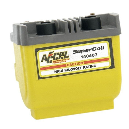 PartzBiz HD: 4425125-Accel 140407 Dual-Fire Super Coil Yellow OE 31620-88 Harley Evo Big Twin 80-03