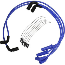 PartzBiz HD DS21040328 - Accel 171116-B Blue 8 mm Spark Plug Wire Harley Milwaukee Eight Touring 17-Up PartzBiz HD DS21040328 - Accel 171116-B Blue 8 mm Spark Plug Wire Harley Milwaukee Eight Touring 17-Up