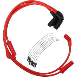 PartzBiz HD DS21040325 - Accel 171116-R Red 8 mm Spark Plug Wire Harley Milwaukee Eight Touring 17-Up PartzBiz HD DS21040325 - Accel 171116-R Red 8 mm Spark Plug Wire Harley Milwaukee Eight Touring 17-Up