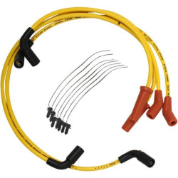 PartzBiz HD DS21040327 - Accel 171116-Y Yellow 8 mm Spark Plug Wire Harley Milwaukee Eight Touring 17-Up PartzBiz HD DS21040327 - Accel 171116-Y Yellow 8 mm Spark Plug Wire Harley Milwaukee Eight Touring 17-Up