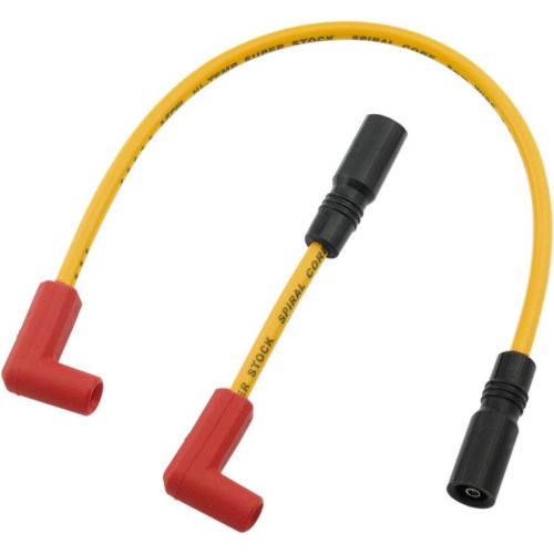 PartzBiz HD: 4425101-Accel 8mm Yellow Spark Plug Wire Set for Harley Softail FXST; FLST; FLS 00-15 | 171100-Y