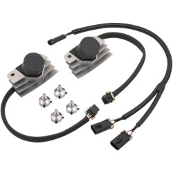 PartzBiz HD 140411NI - Accel Natural Finish Stealth Supercoil Super Coil Harley Softail Dyna FLH/T | 140411NI PartzBiz HD 140411NI - Accel Natural Finish Stealth Supercoil Super Coil Harley Softail Dyna FLH/T | 140411NI