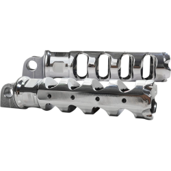PartzBiz HD DS16202305 - Accutronix Chrome Muzzle เบรคพับ Footpegs คู่ Harley ชาย Mount PartzBiz HD DS16202305 - Accutronix Chrome Muzzle เบรคพับ Footpegs คู่ Harley ชาย Mount