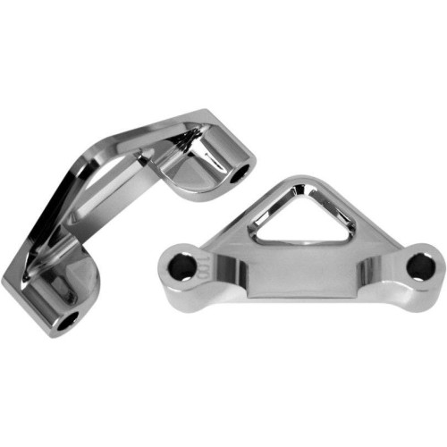 PartzBiz HD: 4424984-Accutronix Hot Legs ขา Bagger Chrome 1 ” Spacers 6 ” บังโคลนหน้า 84-13 | TFS41-EMF100C