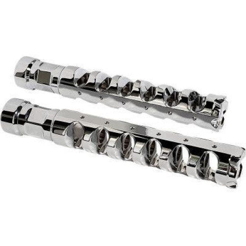 PartzBiz HD: 4424986-EPC Great Price. Free Shipping. Accutronix PF121-AKC Muzzle Break Footpeg Chrome Rigid Pair Harley