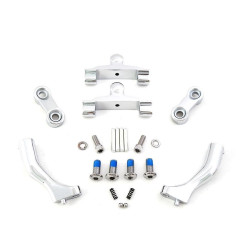 PartzBiz HD VT27-1522 - Adjustable 27-1522 Passenger Floorboard Mounting Brackets Set Harley Touring 19-18