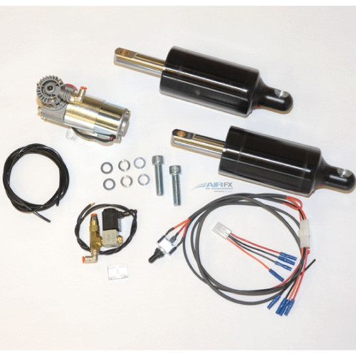 PartzBiz HD: 4424943-AirFX BK-HD-FL18-R-1 Rear Air Ride Suspension Complete Kit 00-18 Harley Touring PartzBiz HD: 4424943-AirFX BK-HD-FL18-R-1 Rear Air Ride Suspension Complete Kit 00-18 Harley Touring