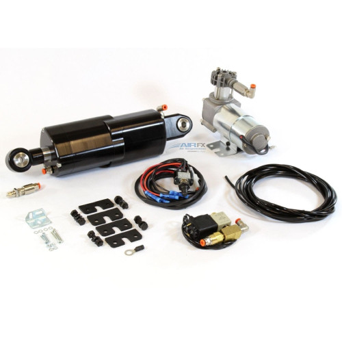 PartzBiz HD: 4424945-AirFX BK-HD-ST18-R-1 Rear Air Ride Suspension Complete Kit 18-19 Harley Softail PartzBiz HD: 4424945-AirFX BK-HD-ST18-R-1 Rear Air Ride Suspension Complete Kit 18-19 Harley Softail