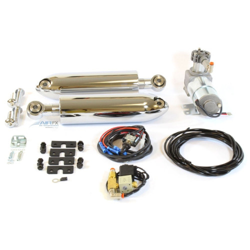PartzBiz HD: 4424948-AirFX BK-HD-VR17-CR-1 Rear Air Ride Suspension Complete Kit 06-17 Harley V-Rod V Rod PartzBiz HD: 4424948-AirFX BK-HD-VR17-CR-1 Rear Air Ride Suspension Complete Kit 06-17 Harley V-Rod V Rod