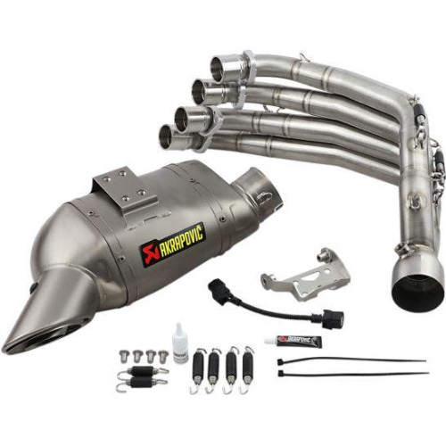 PartzBiz HD: 4424893-Akrapovic S-H6R11-AFT Exhaust Steel Titanium 14-18 Honda CBR650F | S-H6R11-AFT PartzBiz HD: 4424893-Akrapovic S-H6R11-AFT Exhaust Steel Titanium 14-18 Honda CBR650F | S-H6R11-AFT