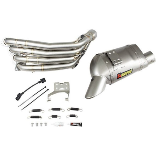 PartzBiz HD: 4424894-Akrapovic S-H6R12-HAFT Exhaust Steel Titanium 14-18 Honda CBR650F | S-H6R12-HAFT