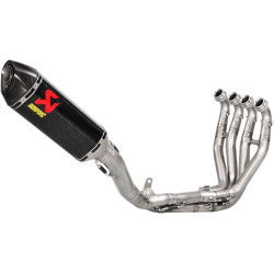 PartzBiz HD DS18102366 - Akrapovic S-K10E9-ZC Full System Evo2 Exhaust Titanium Carbon 16-18 Ninja Zx10R | S-K10E9-ZC