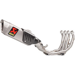 PartzBiz HD DS18102519 - Akrapovic S-Y6R9-APT Full System Race Exhaust Steel Titanium 08-19 Yzf-R6 | S-Y6R9-APT