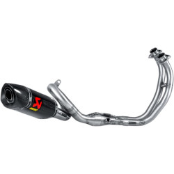 PartzBiz HD DS18102216 - Akrapovic S-Y9R2-AFC Full System Race Exhaust Steel Carbon Fiber 14-18 Fz09 Mt09 | S-Y9R2-AFC