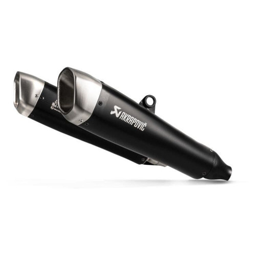 PartzBiz HD: 4424879-Akrapovic Slip-On Muffler ท่อไอเสียไทเทเนียม Triumph Scrambler 1200 XC EX 19-20 19-20 1811-3942 18113942 S-T12SO2-HCQTBL ดีที่สุดสำหรับสมรรถนะในสนามพร้อม