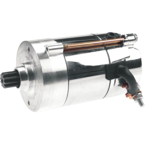 PartzBiz HD: 4424887-All Balls 1.4kw Chrome ประสิทธิภาพสูง Hitachi Starter Harley Pre-89 Big Twin | 80-1006 เปลี่ยน OEM 31570-73