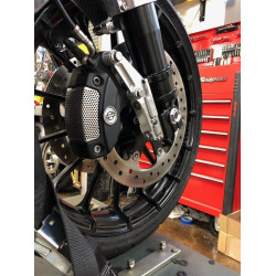 PartzBiz HD DS17010655 - Alloy Art 49HDBM-1 Clear Ambidextrous Harley Stock Caliper Mount 49mm Lower Legs 1701-0655 17010655 upgrade best for replacement suspension front brembo PartzBiz HD DS17010655 - Alloy Art 49HDBM-1 Clear Ambidextrous Harley Stock Caliper Mount 49mm Lower Legs 1701-0655 17010655 upgrade best for replacement suspension front brembo