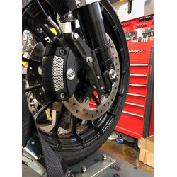 PartzBiz HD DS17010656 - Alloy Art 49HDBM-2 Black Ambidextrous Harley Stock Caliper Mount 49mm Lower Legs 1701-0656 17010656 upgrade best for replacement suspension front brembo PartzBiz HD DS17010656 - Alloy Art 49HDBM-2 Black Ambidextrous Harley Stock Caliper Mount 49mm Lower Legs 1701-0656 17010656 upgrade best for replacement suspension front brembo