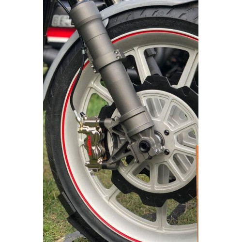 PartzBiz HD: 4424830-Alloy Art 49RBML-1 ชุดติดตั้งคาลิเปอร์เรเดียลซ้ายใสสำหรับขาล่าง 49 มม. 1701-0653 17010653 อัพเกรดดีที่สุดสำหรับการเปลี่ยนช่วงล่างด้านหน้า brembo