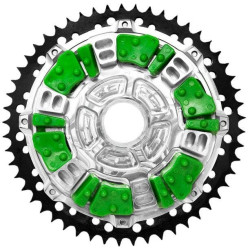 PartzBiz HD DS12102497 - Alloy Art G2UCC51-31 Black Cush Drive Carrier 51T Chain Conversion System Univ PartzBiz HD DS12102497 - Alloy Art G2UCC51-31 Black Cush Drive Carrier 51T Chain Conversion System Univ