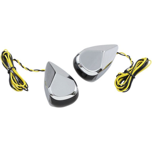 PartzBiz HD: 4424800-Alloy Art MRL-1C Chrome Smoke Amber Lens LED Signal Marker Lights 98-19 Harley davidson electra road street glide king cvo turn indicator running custom lighting upgrade PartzBiz HD: 4424800-Alloy Art MRL-1C Chrome Smoke Amber Lens LED Signal Marker Lights 98-19 Harley davidson electra road street glide king cvo turn indicator running custom lighting upgrade