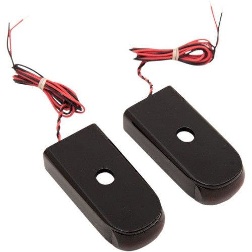 PartzBiz HD: 4424755-Alloy Art SSL-LG-3B Black / Red LED Rear Marker Light 18-19 Harley Softail FXLR Fender Brake Running Light Turn Signal Harley Davidson Indian Yamaha Victory Custom Replacement Universal 12V Lighting Upgrade Replacement 2020-1789 20201789