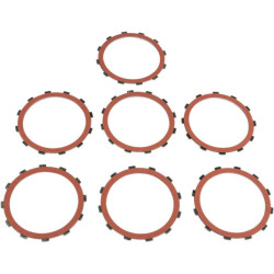 PartzBiz HD DS11313326 - Alto 095756 Red Eagle Replacement Clutch Friction Plate Kit 15-19 Indian Scout Sixty Bobber Performance replacement upgrade transmission drivetrain power heavy duty disc aramid fiber 1131-3326 11313326