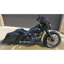PartzBiz HD TK23/41 - American Suspension 23" or FAT 21 wheel Triple Tree Kit Harley Touring 97-13