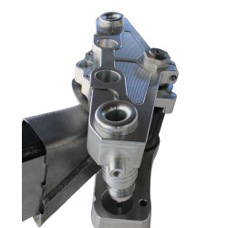 PartzBiz HD BBB-ST26/14 - American Suspension 26" Short Neck 10 Degree Triple Tree Kit Harley 14-Up