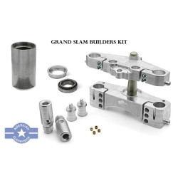 PartzBiz HD GS-30-14 - American Suspension 30" Grand Slam Weld In Steel Neck Tube Triple Kit Harley 14-Up