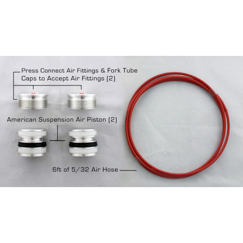 PartzBiz HD: 4424695-American Suspension AR-70/41P-17 Fork Tube Air Ride Kit 17-Up Harley FL w/ Stock Trees PartzBiz HD: 4424695-American Suspension AR-70/41P-17 Fork Tube Air Ride Kit 17-Up Harley FL w/ Stock Trees