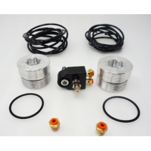 PartzBiz HD: 4424643-American Suspension ตัวปรับพรีโหลดระยะไกล Air 49mm Harley 14-Up PartzBiz HD: 4424643-American Suspension ตัวปรับพรีโหลดระยะไกล Air 49mm Harley 14-Up