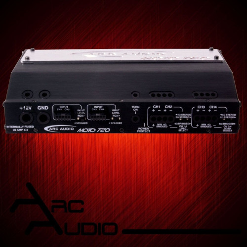 PartzBiz HD: 4424549-Arc Audio Moto 720 Compact Powersports 4 Channel Amplifier Harley Touring PartzBiz HD: 4424549-Arc Audio Moto 720 Compact Powersports 4 Channel Amplifier Harley Touring