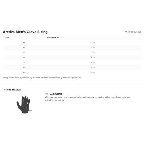 PartzBiz HD: 4424550-Arctiva Meridian Riding Gloves 3M Insulated Waterproof Windproof Black (XS-3X)