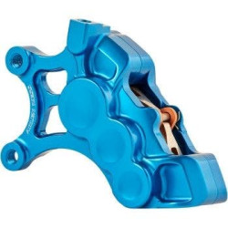 PartzBiz HD AN02-200 - Arlen Ness 02-200 Blue 6-Piston Caliper for 14" Disc Front Left Harley & Custom PartzBiz HD AN02-200 - Arlen Ness 02-200 Blue 6-Piston Caliper for 14" Disc Front Left Harley & Custom