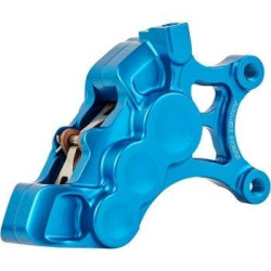 PartzBiz HD AN02-203 - Arlen Ness 02-200 Blue 6-Piston Caliper for 14" Disc Front Right Harley & Custom PartzBiz HD AN02-203 - Arlen Ness 02-200 Blue 6-Piston Caliper for 14" Disc Front Right Harley & Custom